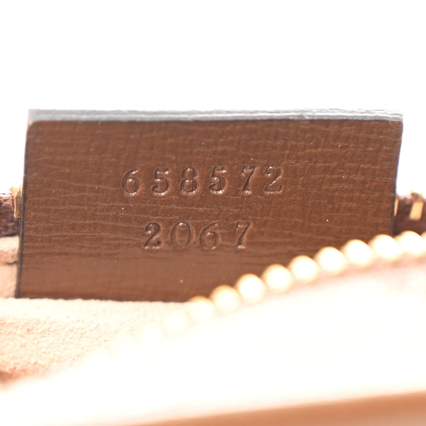 GG Supreme Monogram Azalea Calfskin Mini Retro Interlocking G Shoulder Bag Beige Ebony Brown Sugar