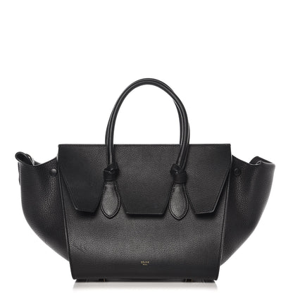 Celine Crisped Calfskin Mini Tie Knot Tote Black 1 of 11