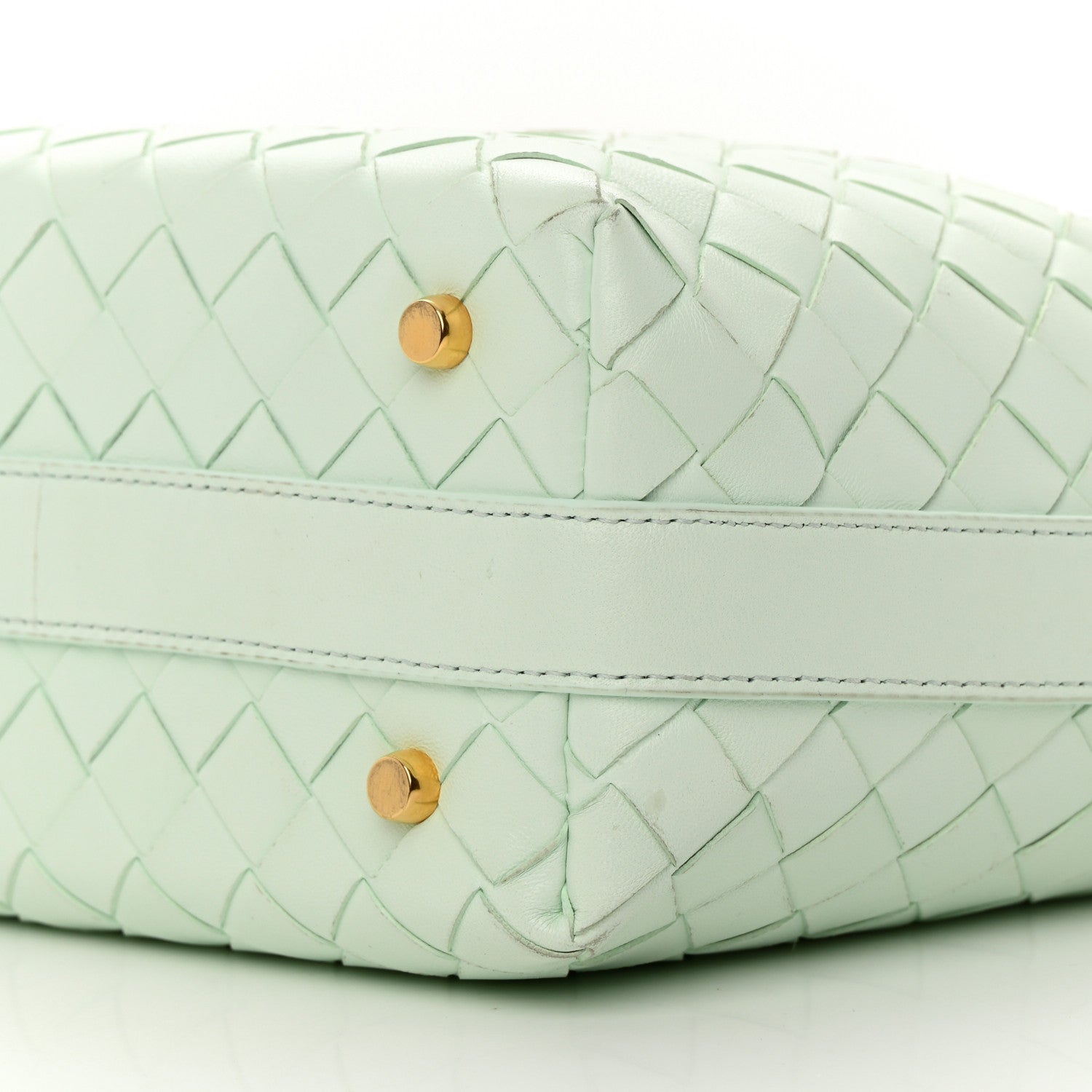 Bottega Veneta Nappa Intrecciato Wallace Shoulder Bag Glacier 10 of 14