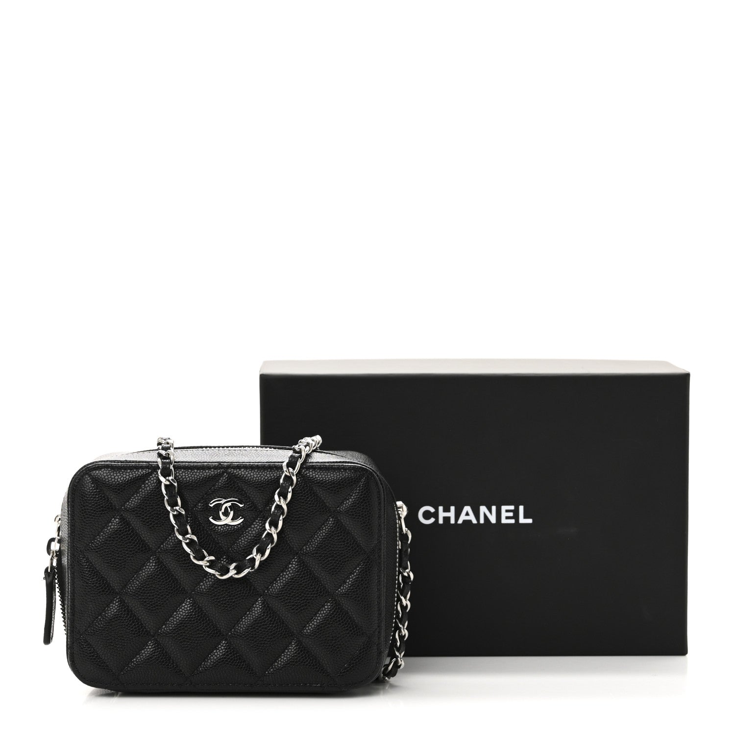 Chanel Caviar Quilted Camera Bag Black 11 of 11