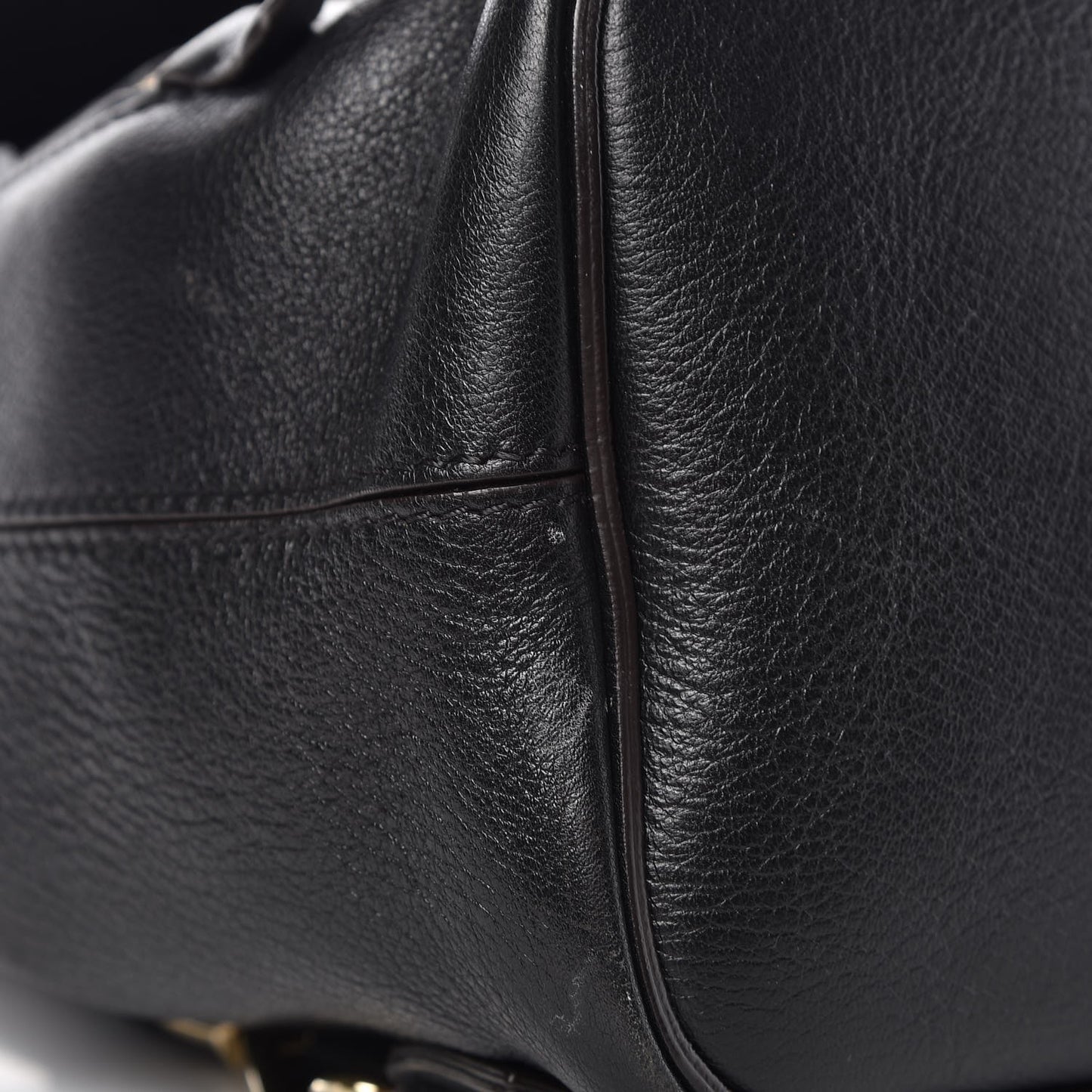 Suede Calfskin Small Faye Backpack Black