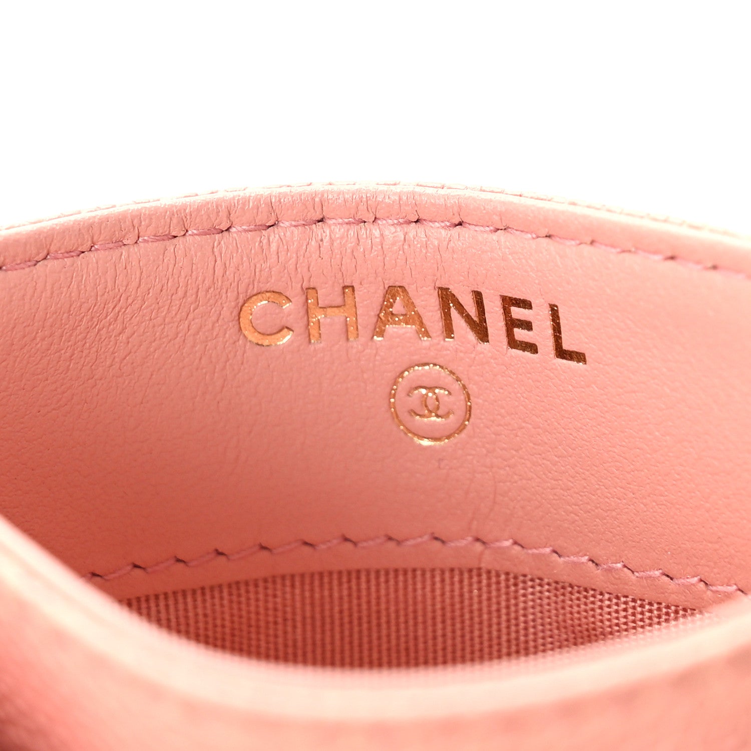 Chanel Caviar Quilted Boy Card Holder Light Pink 6 of 10