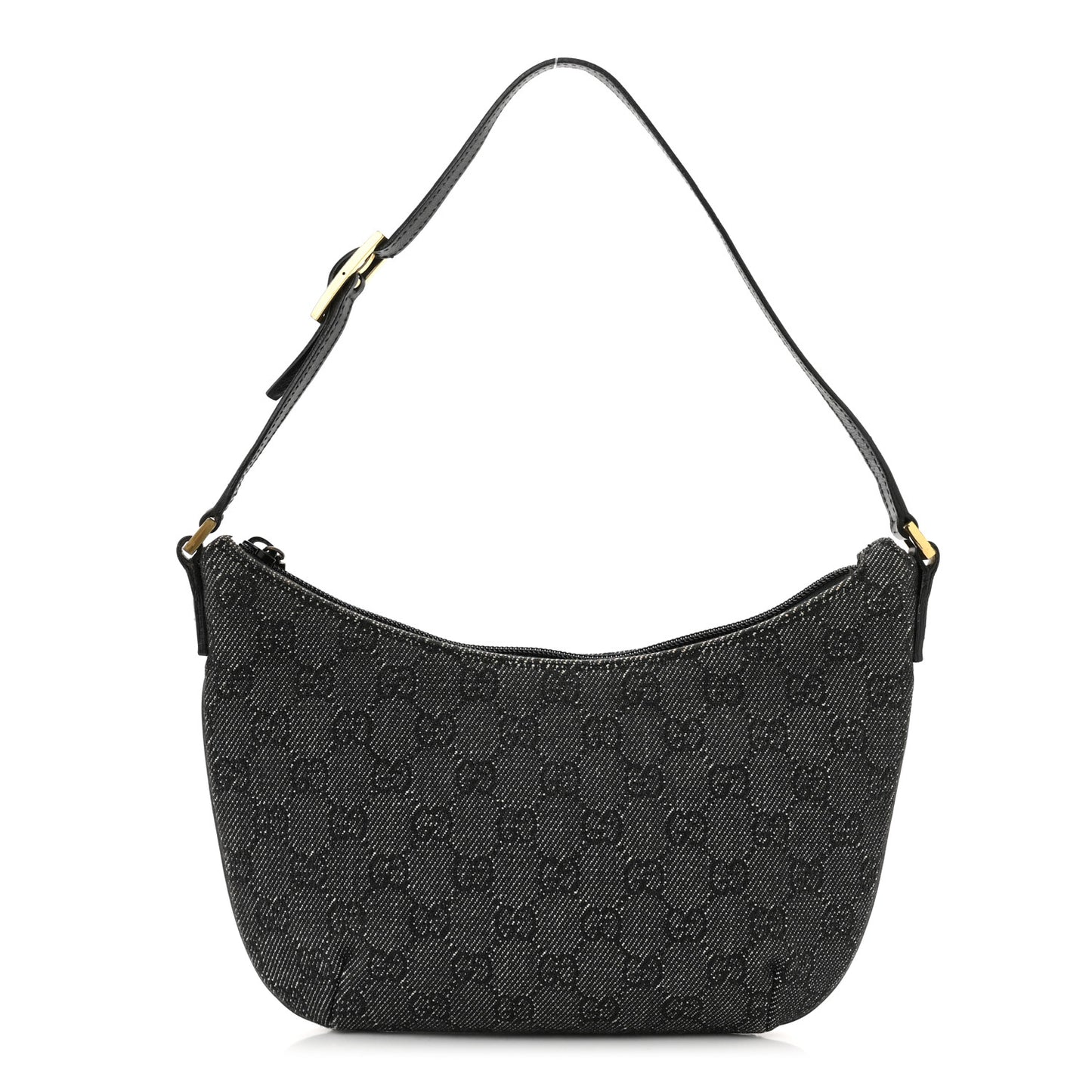 Denim Monogram Pochette Black