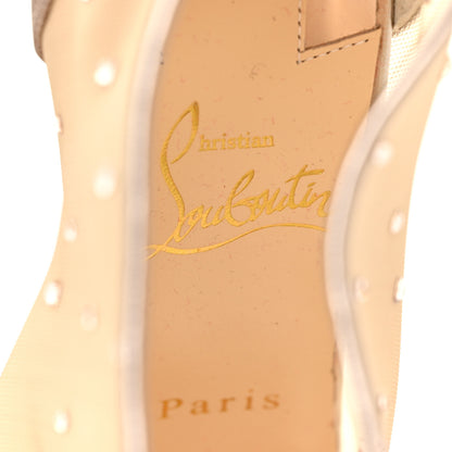 Christian Louboutin Rete Mini Glitter Constella 100 Booties 37.5 Version Courtisane 9 of 9