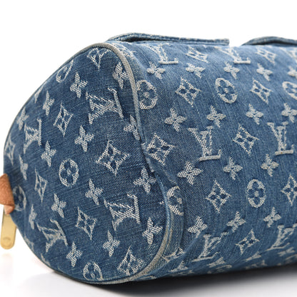 Louis Vuitton Monogram Denim Neo Speedy Blue 8 of 14