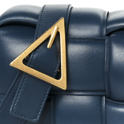 Bottega Veneta Nappa Maxi Intreccio Padded Cassette Crossbody Bag Deep Blue 10 of 12