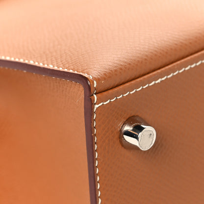 Hermes Epsom Kelly Sellier 25 Gold 9 of 12