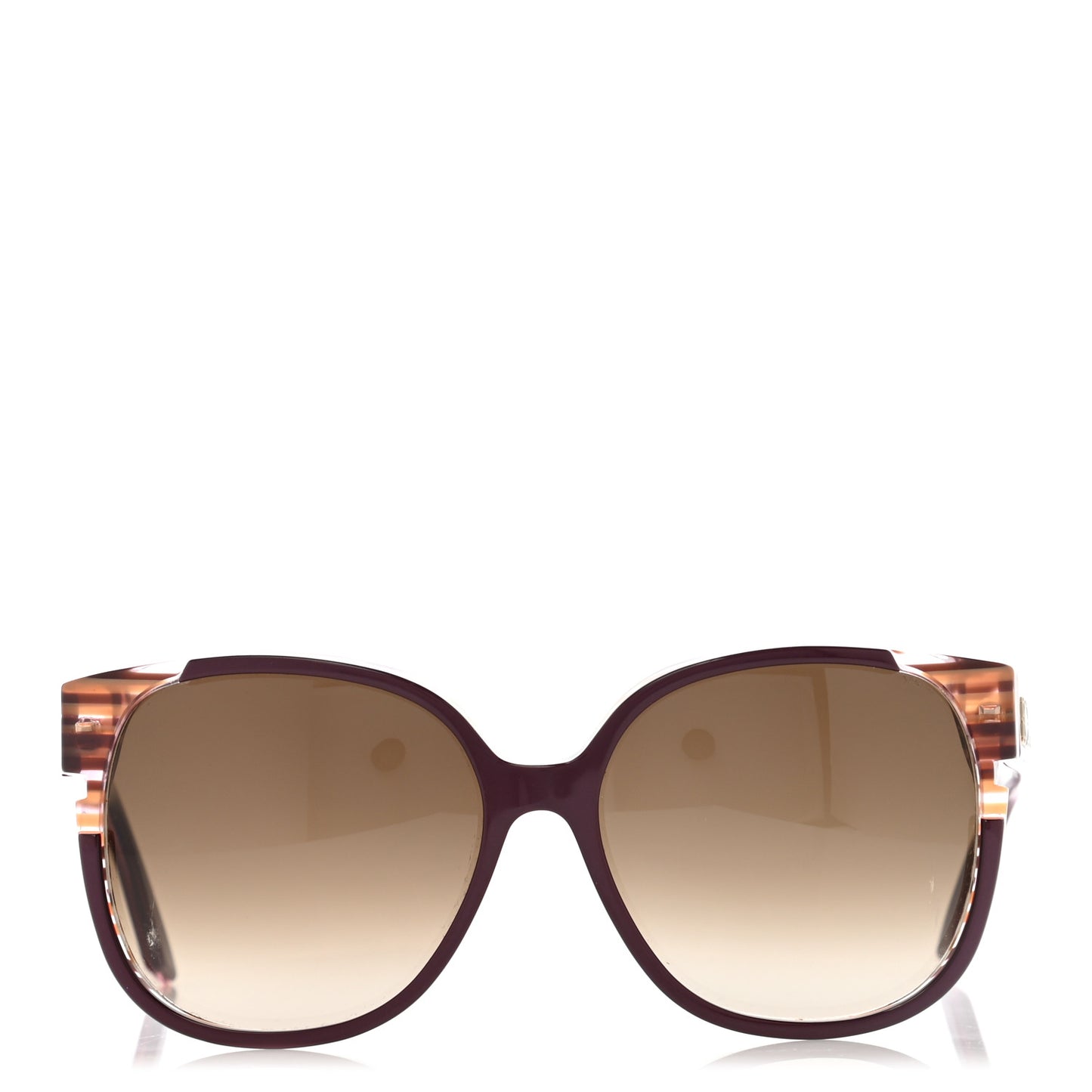 Acetate Diorline Sunglasses Burgundy