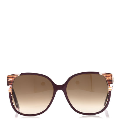 Christian Dior Acetate Diorline Sunglasses Burgundy 2 of 8