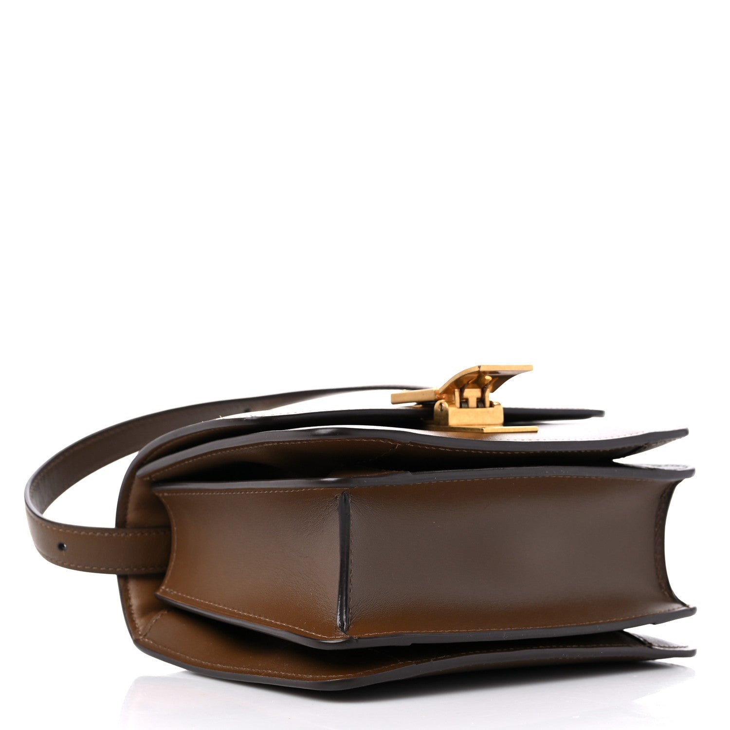 Celine Smooth Calfskin Small Classic Box Flap Bag Camel 4 of 11