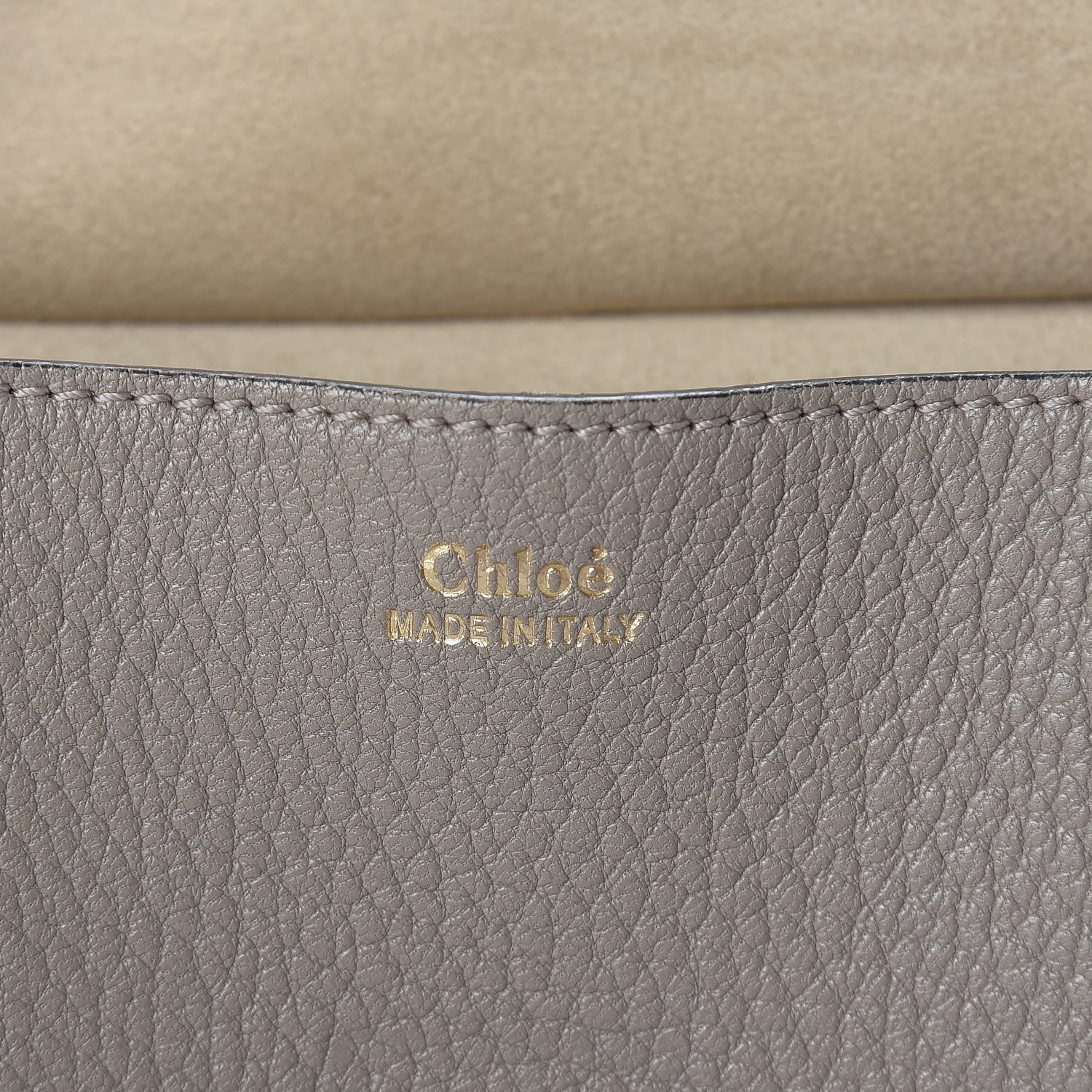 Chloe Grained Lambskin Drew Shoulder Bag Motty Grey 6 of 10