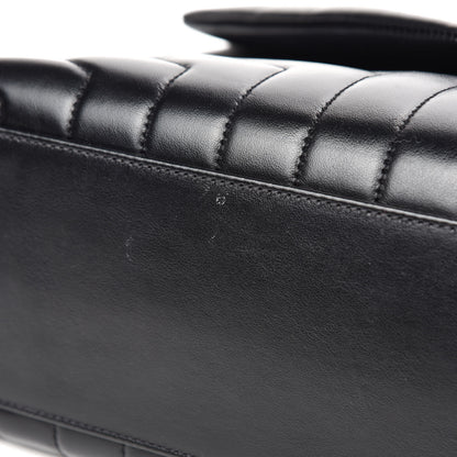 Saint Laurent Calfskin Y Quilted Monogram Medium Loulou Chain Satchel Black 8 of 16