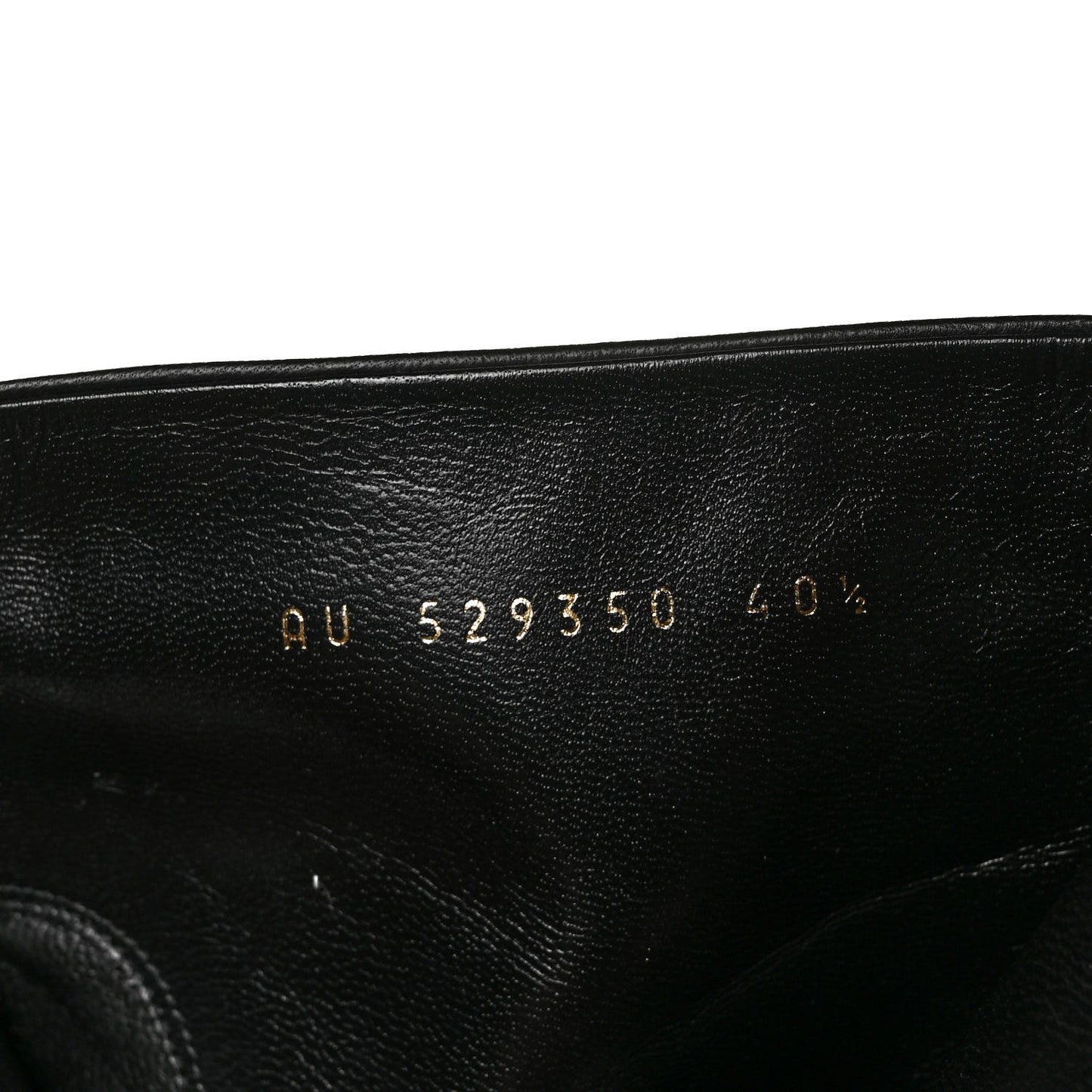 Nappa Vendome Loulou Ankle Zip Boot 40.5 Black