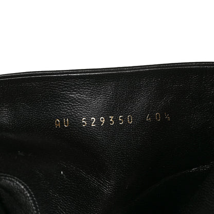 Saint Laurent Nappa Vendome Loulou Ankle Zip Boot 40.5 Black 7 of 7