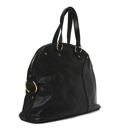 Saint Laurent Calfskin Oversized Muse Black 4 of 19