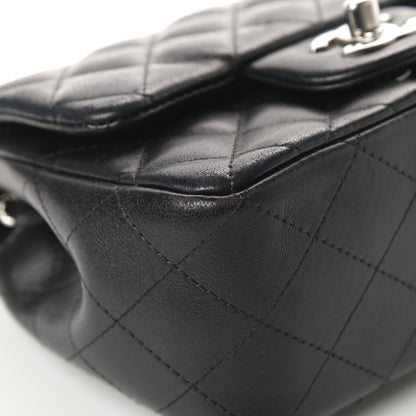 Chanel Lambskin Quilted Mini Square Flap Black 9 of 17