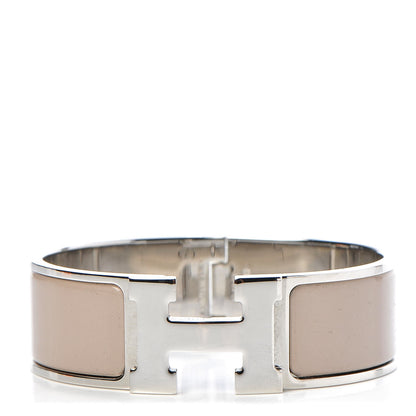 Hermes Enamel Wide Clic Clac H Bracelet GM Maron Glace 1 of 6