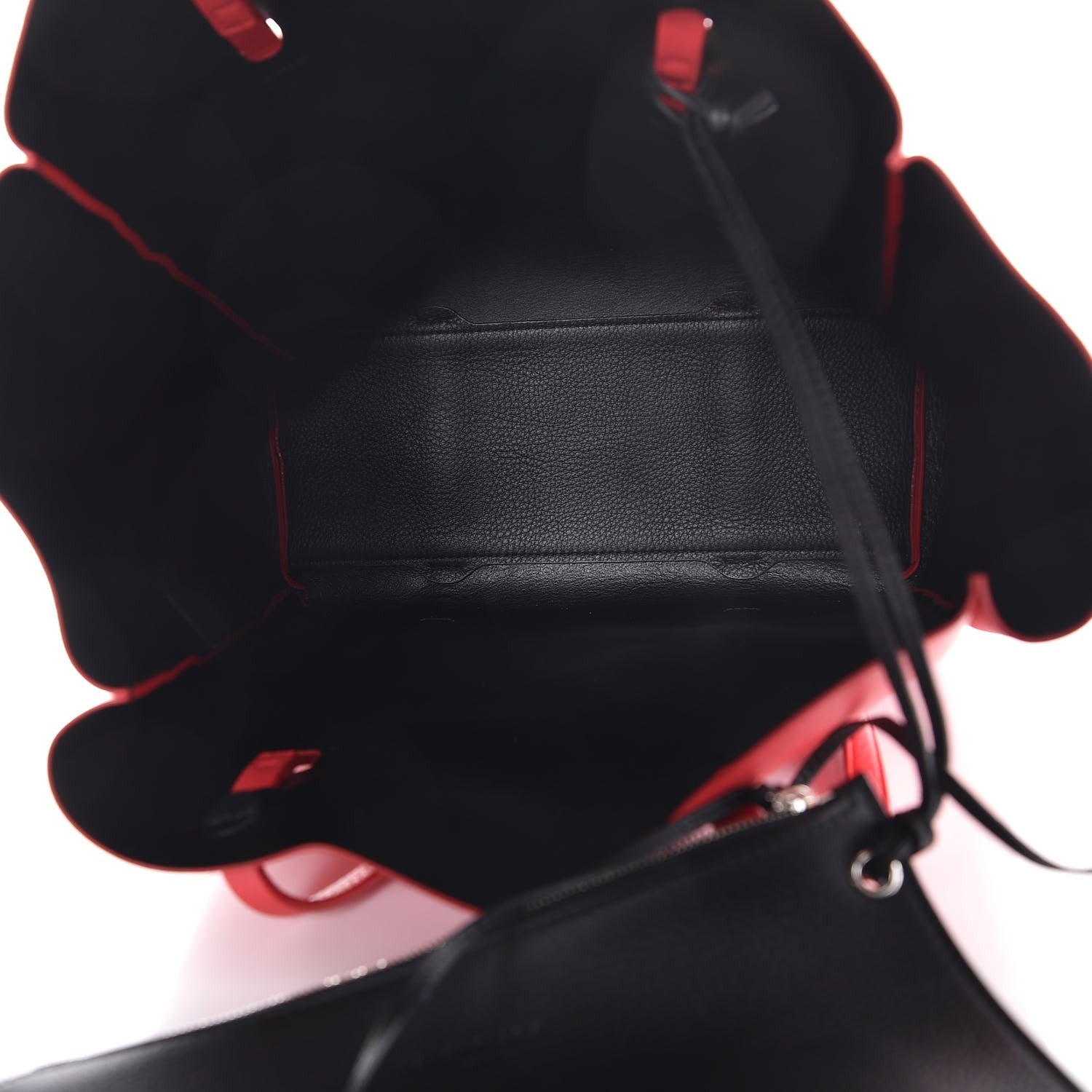 Balenciaga Veau Baltimore Double Sided Small Everyday Tote Rouge Vermeil Black 6 of 9