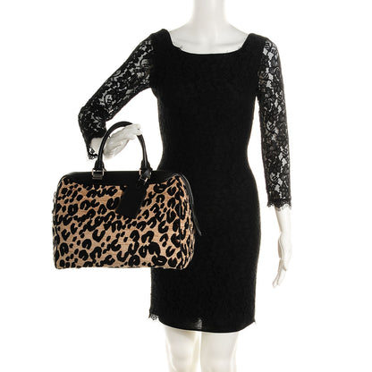 Louis Vuitton Jacquard Velvet Leopard Print Stephen Sprouse Speedy 2 of 7
