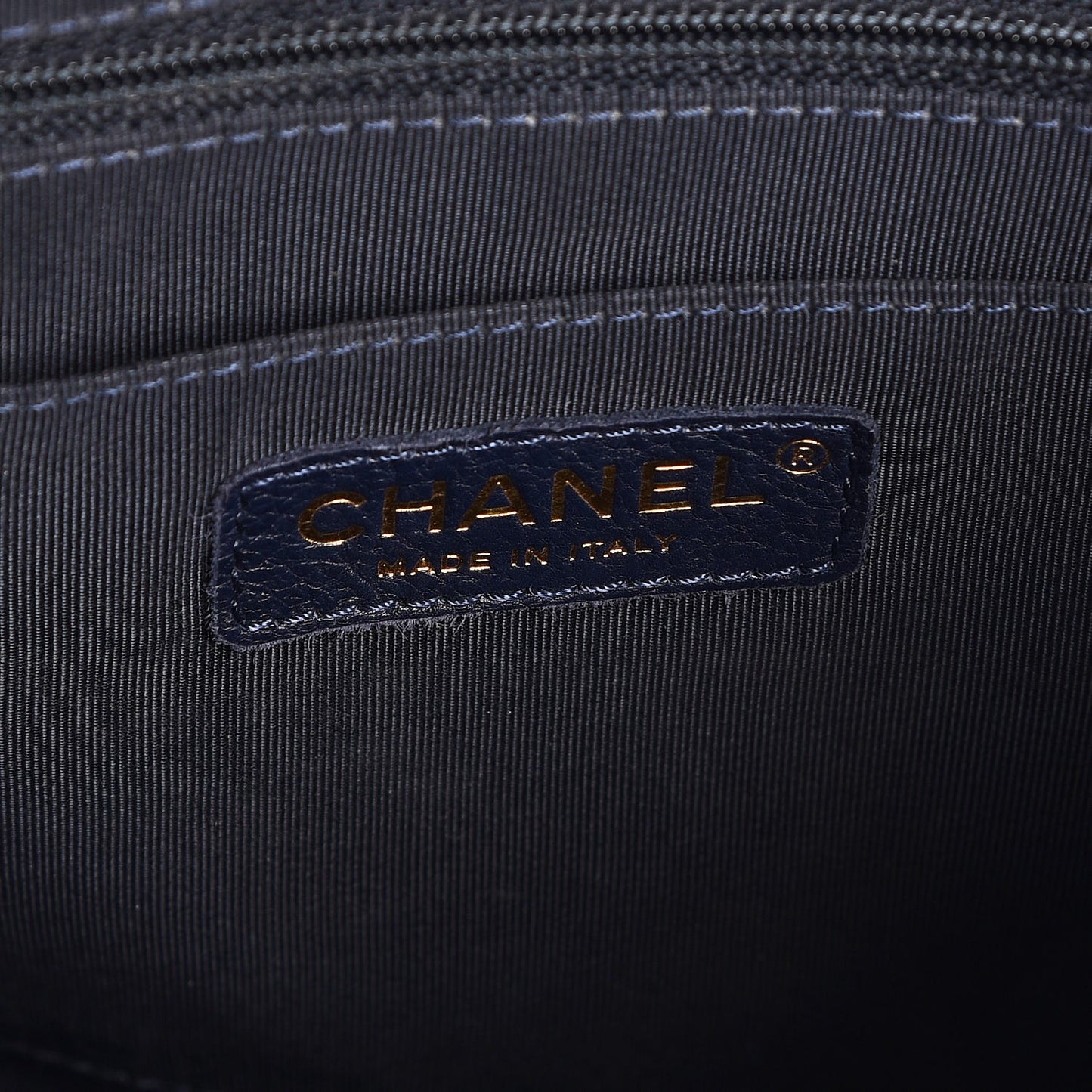 Washed Denim Quilted Small Urban Spirit Backpack Dark Blue