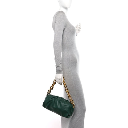 Bottega Veneta Calfskin The Pouch Chain Raintree 2 of 11