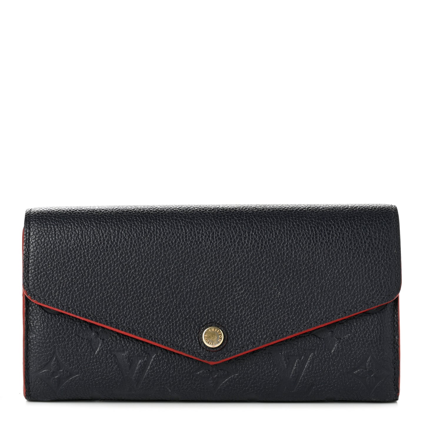 Empreinte Sarah Wallet NM Marine Rouge