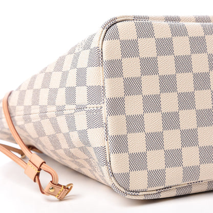 Louis Vuitton Damier Azur Neo Neverfull MM Rose Ballerine 9 of 10