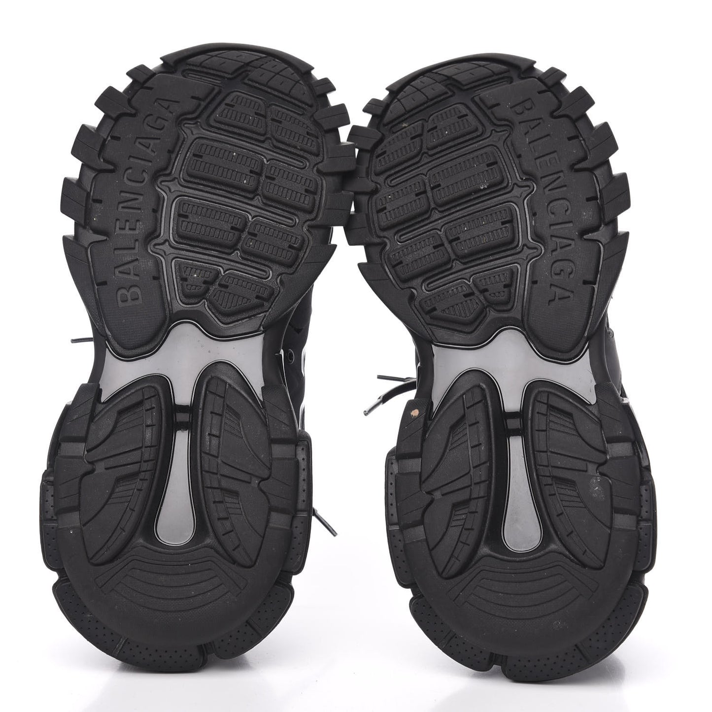 Mesh Nylon Track Sneakers 40 Black