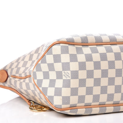 Louis Vuitton Damier Azur Delightful MM Pink 9 of 11