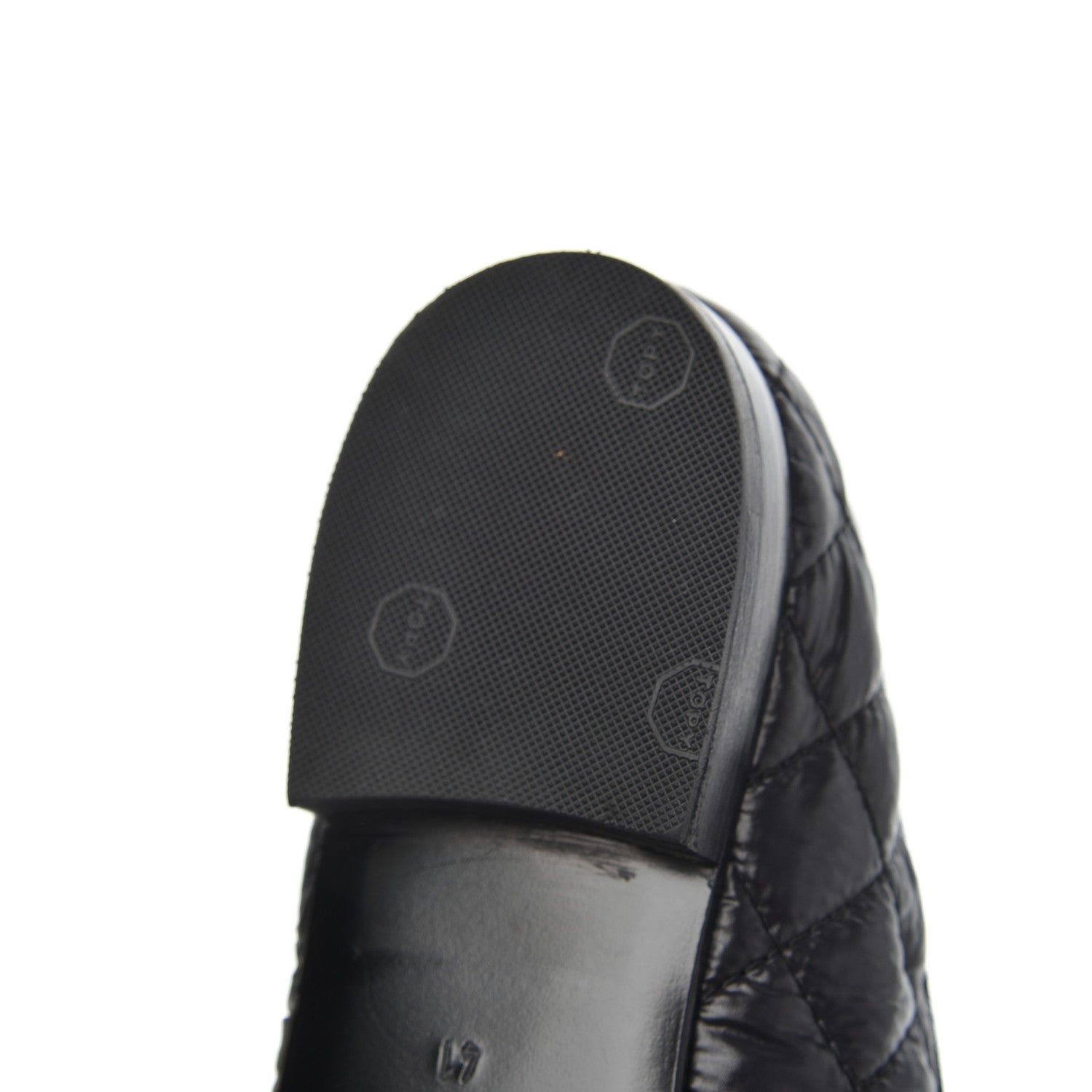 Chanel Nylon Quilted Cap Toe Ballerina Flats 41 Black 11 of 21
