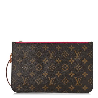 Louis Vuitton Monogram Neverfull MM GM Pochette Pivoine 1 of 8
