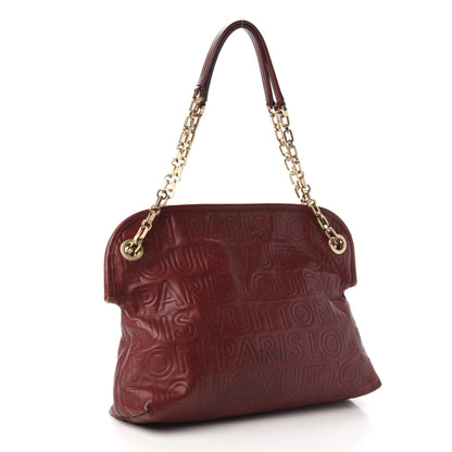 Louis Vuitton Monogram Paris Souple Wish Burgundy 3 of 10