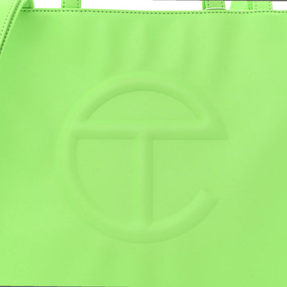 Telfar Vegan Leather Medium Shopping Bag Double Mint 9 of 15