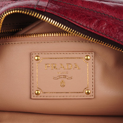 Prada Vitello Shine Hobo Amaranto 5 of 9