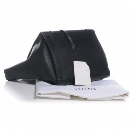 Celine Supple Calfskin Medium Phantom Luggage Black 4 of 8