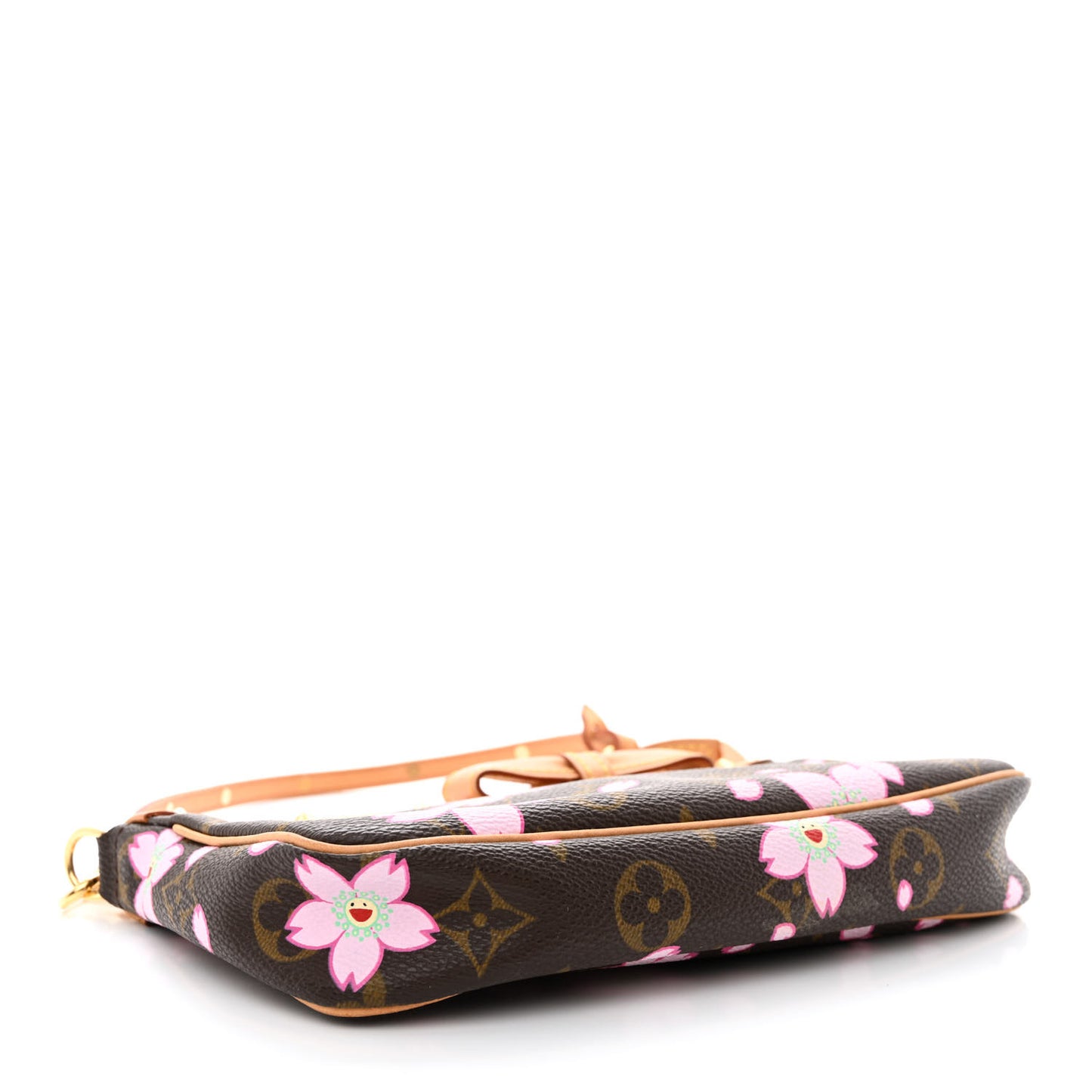 Monogram Cherry Blossom Pochette Accessories Brown