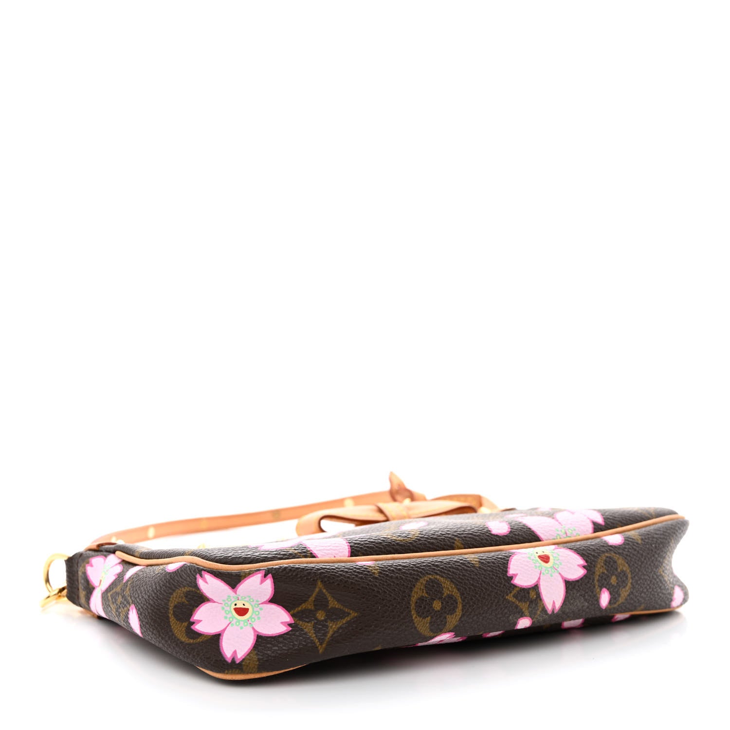 Louis Vuitton Monogram Cherry Blossom Pochette Accessories Brown 4 of 13
