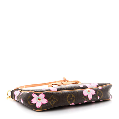 Louis Vuitton Monogram Cherry Blossom Pochette Accessories Brown 4 of 13