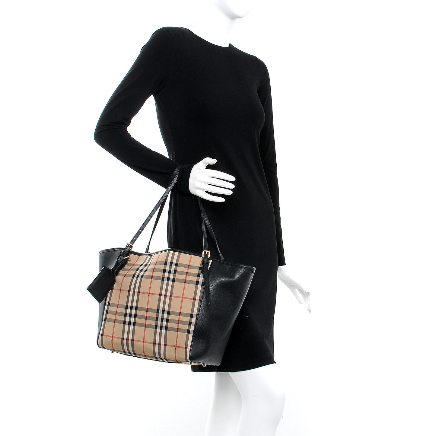 Horseferry Check Small Canterbury Tote Honey Black