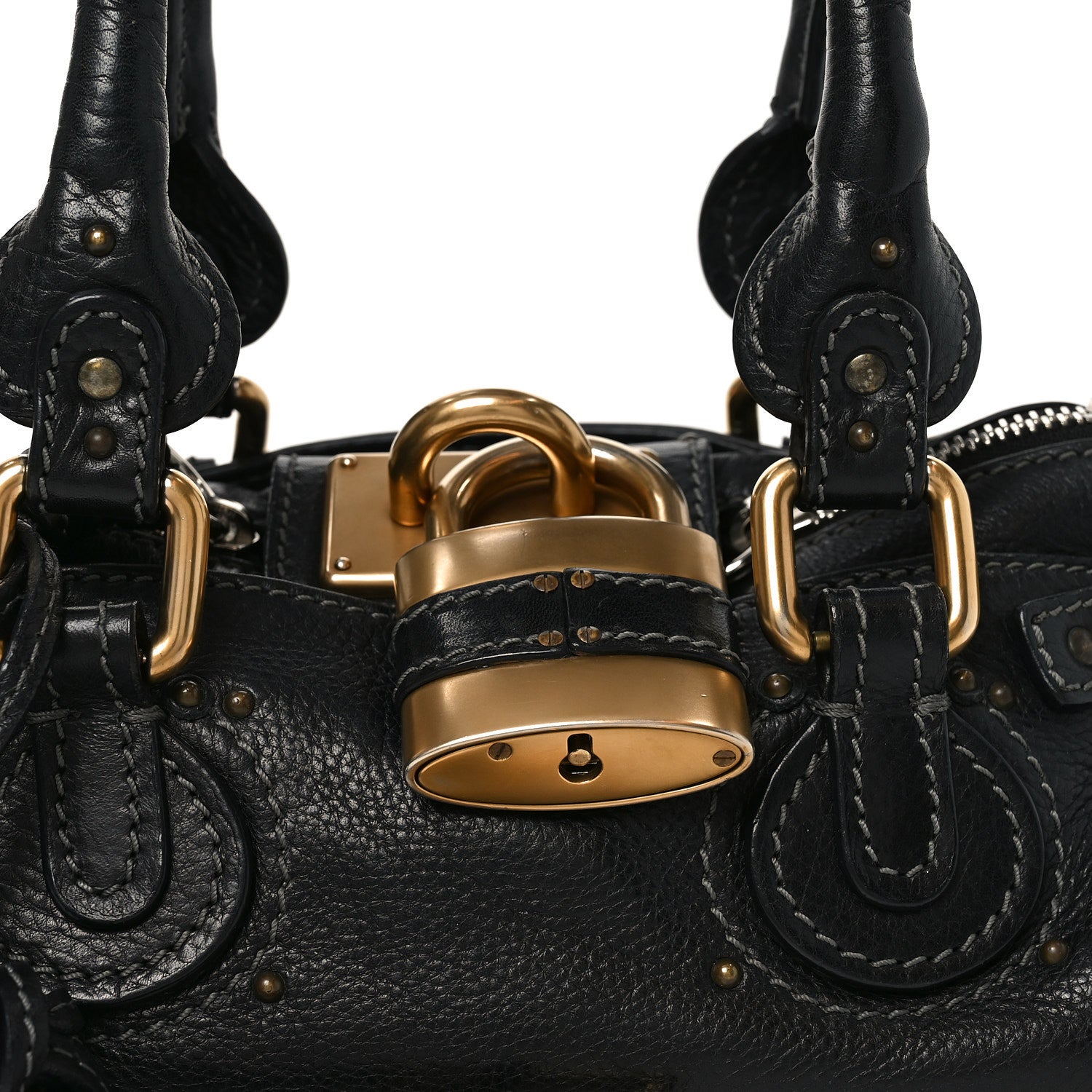 Chloe Calfskin Small Paddington Black 7 of 9
