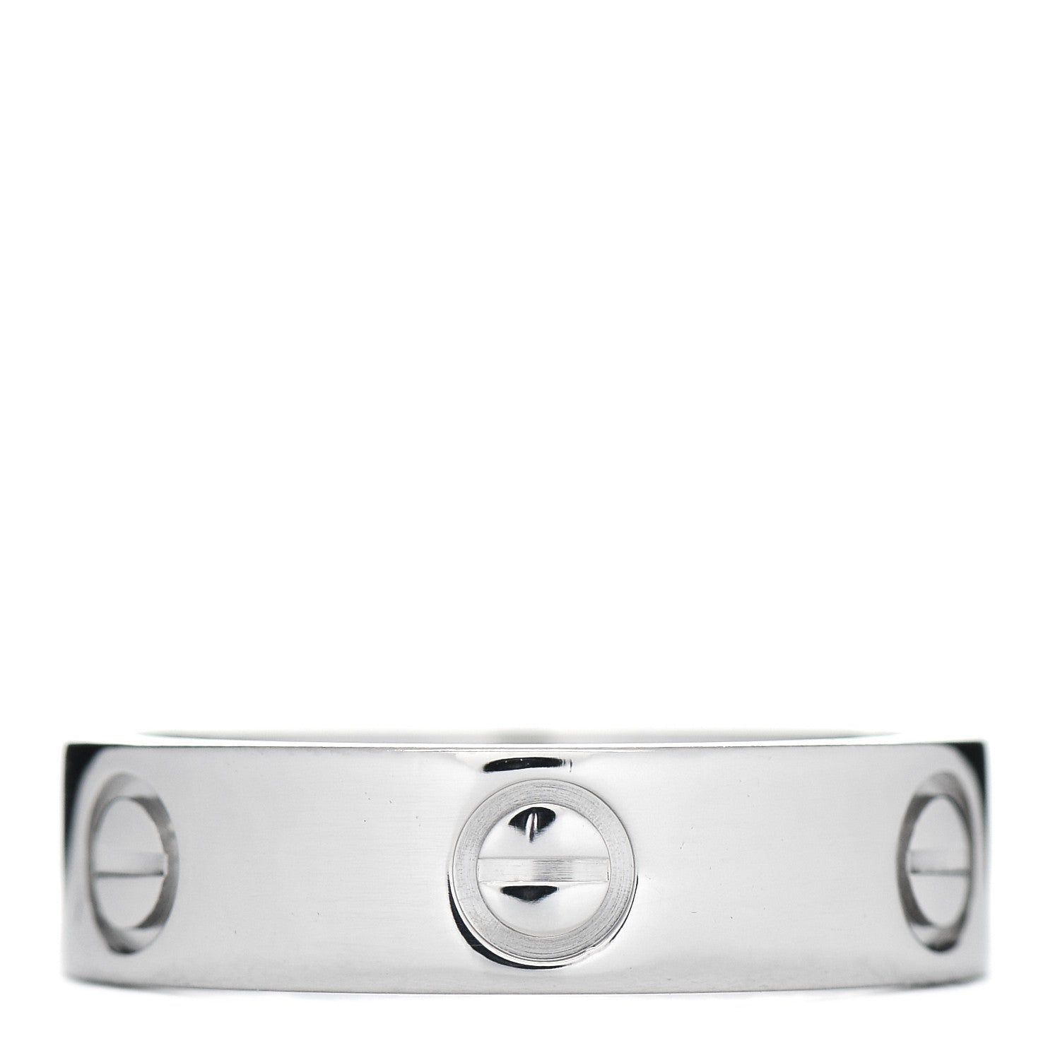 Cartier Platinum 5.5mm LOVE Ring 56 7.5 3 of 5