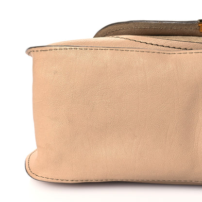 Chloe Calfskin Medium Marcie Nude Satchel Natural 11 of 13