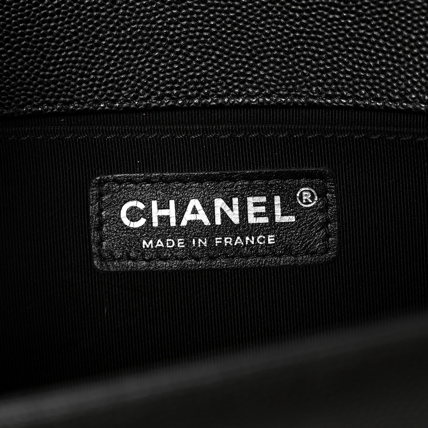 Chanel Caviar Quilted Medium Boy Flap Black 6 of 10
