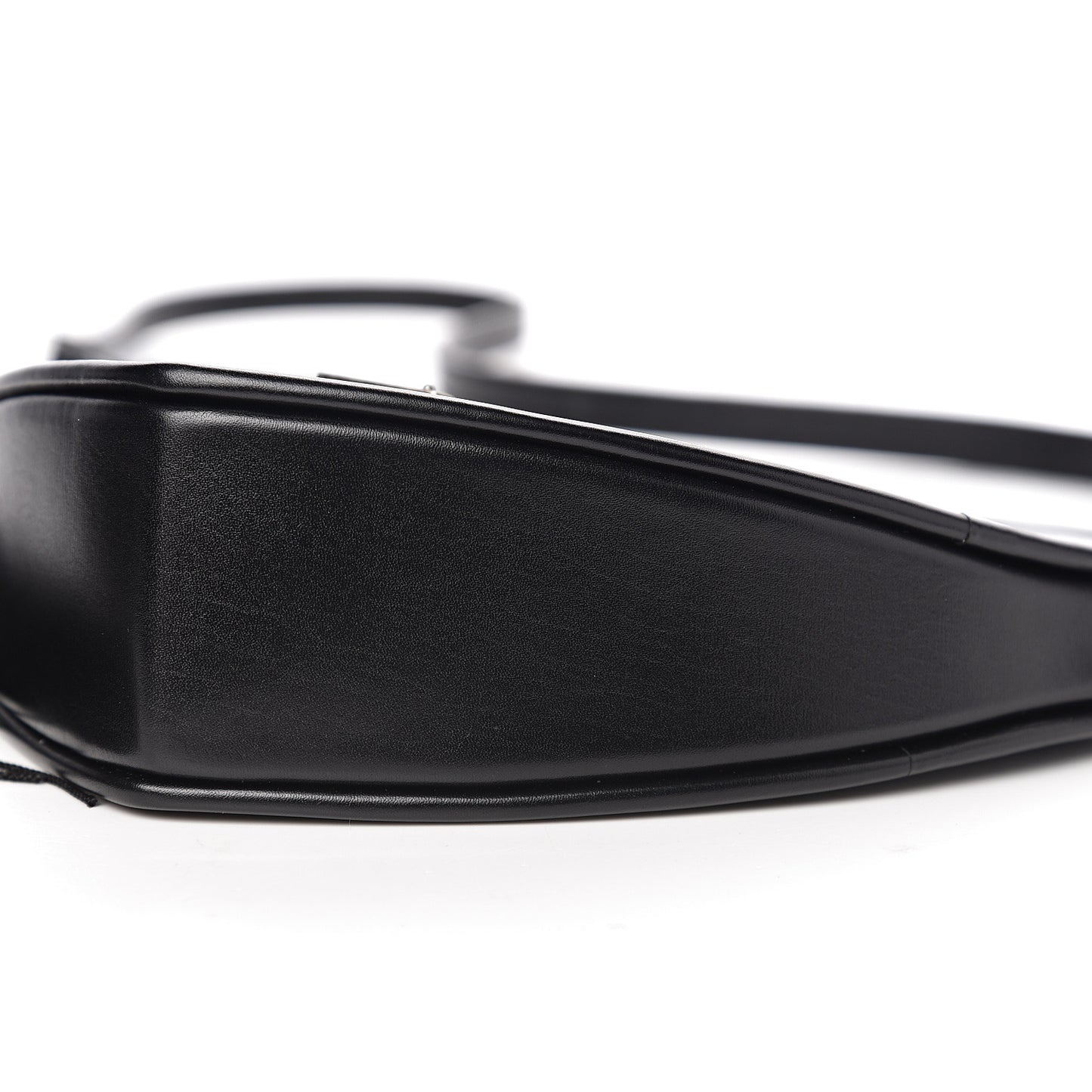 Calfskin Heart Monogram Crossbody Black