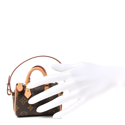 Louis Vuitton Monogram Micro Speedy Bag Charm 2 of 6