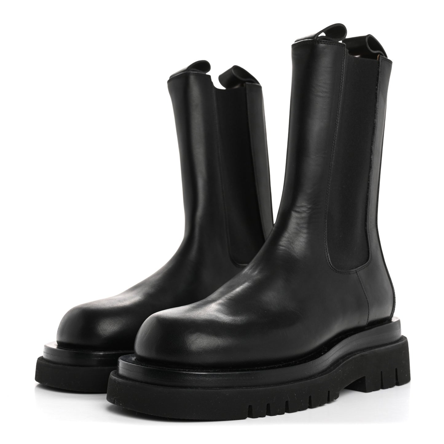 Calfskin The Lug Chelsea 55mm Boots 39 Black
