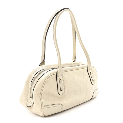 Gucci Guccissima Small Princy Satchel Off White 3 of 10