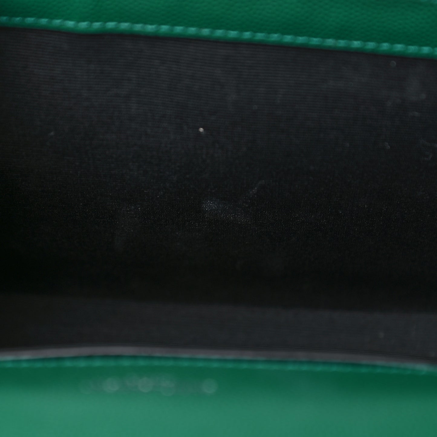 Grain De Poudre Textured Mixed Matelasse Triquilt Medium Monogram Satchel Green