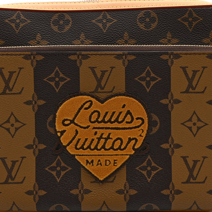 Louis Vuitton X NIGO Reverse Monogram Stripes Trio Messenger 8 of 10