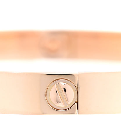 Cartier 18K Pink Gold LOVE Bracelet 17 5 of 8